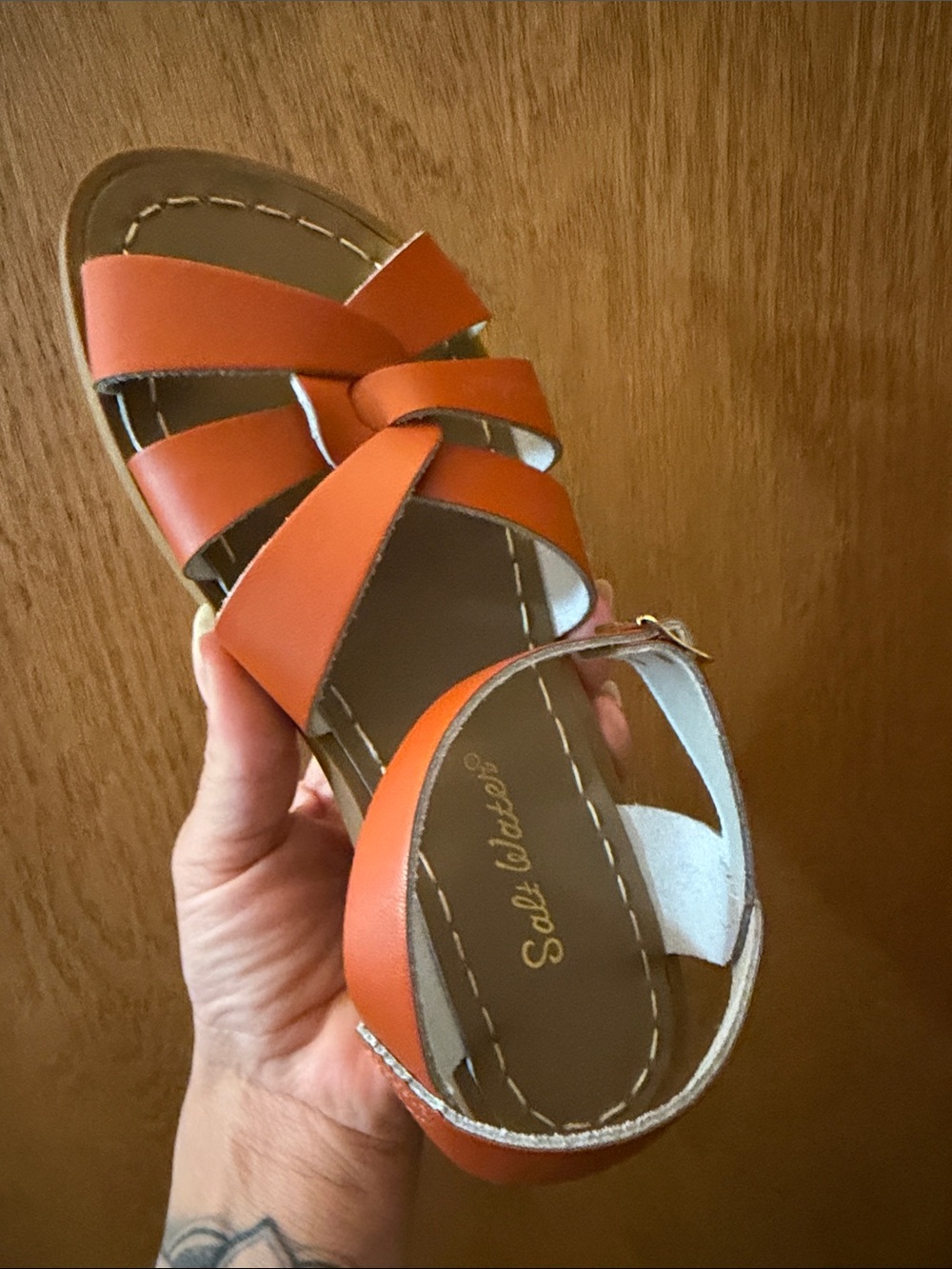 Orange Strappy Women's Sandal